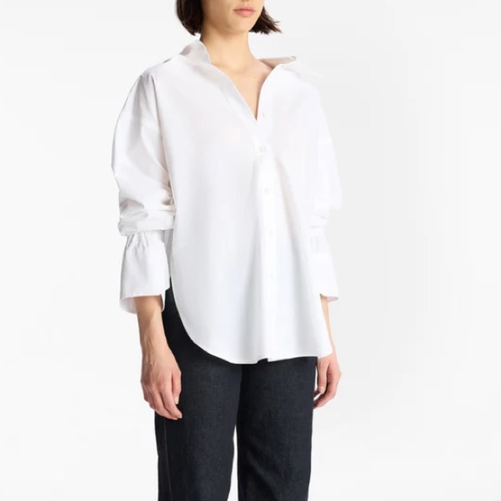 A.L.C Monica Oversized Button-Front Top